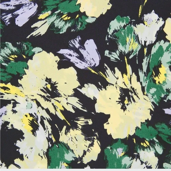 Uniqlo Satin Drape Jogger Trouser Floral Print Women's Pants Size XL - Picture 4 of 8